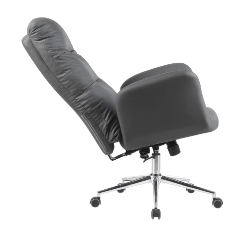 Кресло руководителя TopChairs Solid NC, серый УТ000041632 Stool Group, серый/экокожа, ножки/металл/хром, размеры - 1200*1290****мм фото 7