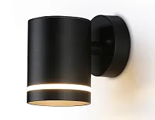 Настенный светильник ST3327 Ambrella light уличный IP54 чёрный 1 лампа, плафон чёрный в стиле хай-тек современный GX53
