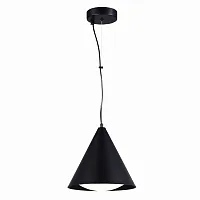 Светильник подвесной LED Tresor SL6501.403.01 ST-Luce чёрный 1 лампа, основание чёрное в стиле современный минимализм 