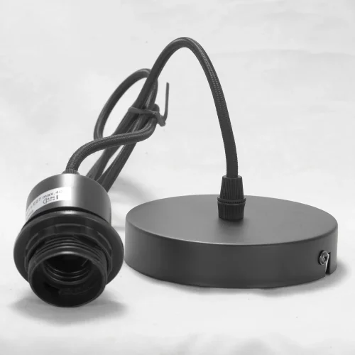 Светильник подвесной лофт Cameron GRLSP-8106 Lussole чёрный 1 лампа, основание чёрное в стиле лофт  фото 5