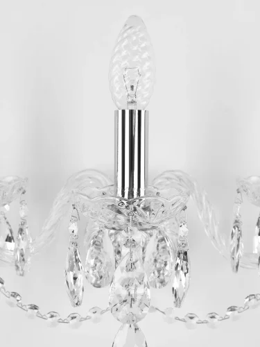 Бра 101B/3/141 Ni Bohemia Ivele Crystal без плафона на 3 лампы, основание прозрачное никель в стиле классический sp фото 3