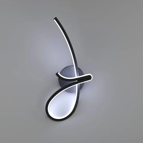 Бра LED Cardoncito 902347 Eglo чёрный на 1 лампу, основание чёрное в стиле хай-тек современный фото 6