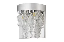 Бра Flusso H 2.18.107 N Arti Lampadari прозрачный на 3 лампы, основание никель в стиле современный арт-деко 