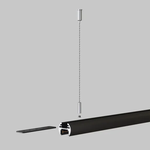Тросовый подвес Basity, 2 шт Magnetic track system Basity TRA172SW-R-1B Maytoni чёрный в стиле для светильников серии Magnetic track system Basity basity магнитная фото 5