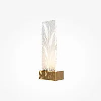 Бра LED Ornate MOD318WL-L3BS3K Maytoni прозрачный на 1 лампу, основание латунь в стиле флористика современный 