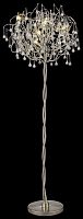 Торшер Dionisia WE189.05.205 Wertmark  прозрачный 5 ламп, основание матовое никель в стиле арт-деко
