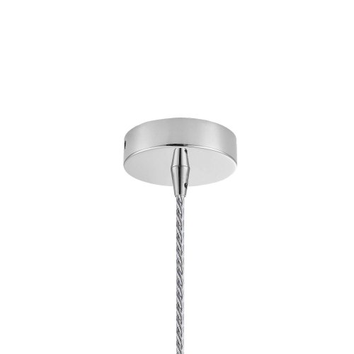 Светильник подвесной Corruga 2187-1P Favourite белый 1 лампа, основание хром в стиле современный выдувное фото 4