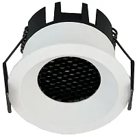 Светильник точечный LED Dorsum WTD.O02.000.V0.05 Wertmark белый на 1 лампу, основание белое в стиле хай-тек современный круглый