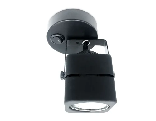 Бра с выключателем Techno spot TA110 Ambrella light чёрный на 1 лампа, основание чёрное в стиле современный хай-тек  фото 4