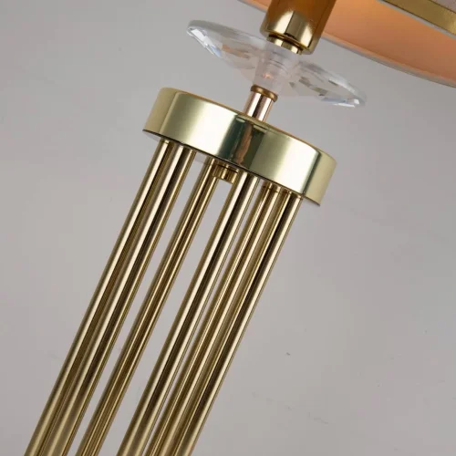Настольная лампа Rocca 2689-1T Favourite бежевая 1 лампа, основание латунь металл в стиле современный  фото 2