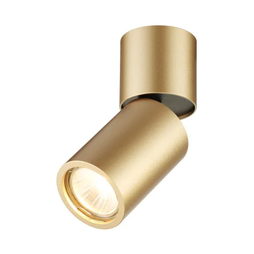 Светильник накладной Duetta 3895/1C Odeon Light золотой на 1 лампу, основание золотое в стиле современный хай-тек круглый фото 4