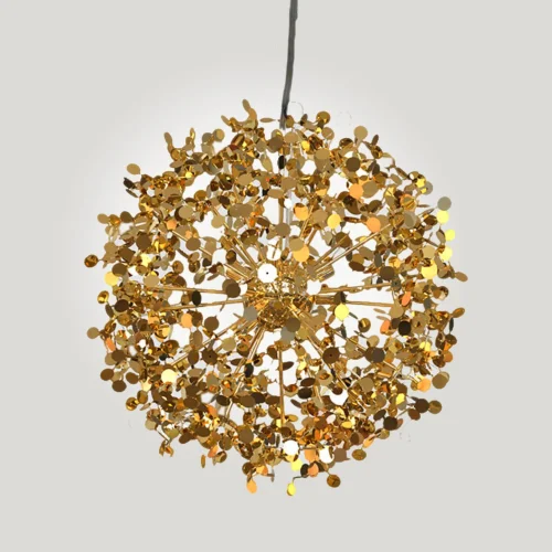 Светильник подвесной Tezani 186184-22 ImperiumLoft золотой 9 ламп, основание золотое в стиле современный 