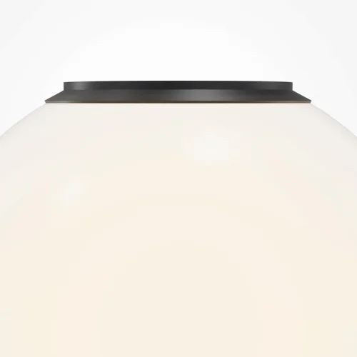 Светильник потолочный LED Twins MOD427CL-L10B3K Maytoni белый на 1 лампу, основание чёрное в стиле современный шар фото 4