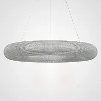 Светильник подвесной Crystal Halo D180 Silver 220833-23 ImperiumLoft прозрачный на 30 ламп, основание серебряное в стиле современный американский 