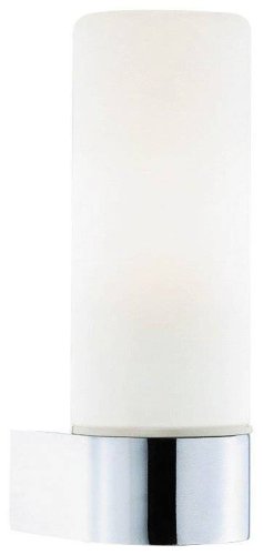 Бра для ванной 259-101-01 Velante белый на 1 лампа, основание хром в стиле современный 