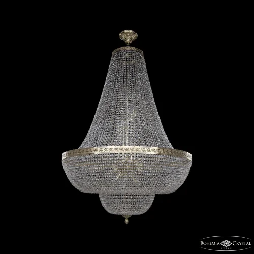 Люстра подвесная 19091/H2/90IV G C1 Bohemia Ivele Crystal прозрачная на 26 ламп, основание золотое в стиле классический sp