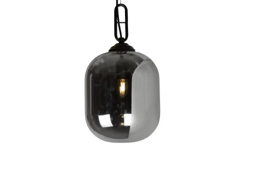 Светильник подвесной Mono 8792S/1P GR+BK iLamp серый чёрный на 1 лампу, основание чёрное в стиле современный лофт фото 4
