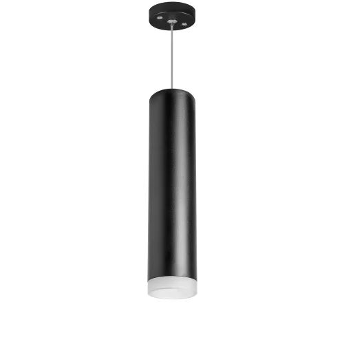 Светильник подвесной Rullo RP49730 Lightstar чёрный 1 лампа, основание чёрное в стиле хай-тек современный трубочки