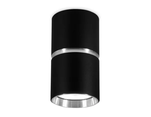 Светильник накладной TN213116 Ambrella light чёрный 1 лампа, основание чёрное в стиле минимализм хай-тек круглый