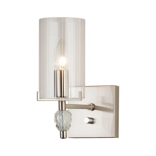 Бра Stine 2704-1W Favourite прозрачный на 1 лампа, основание никель в стиле современный  фото 2