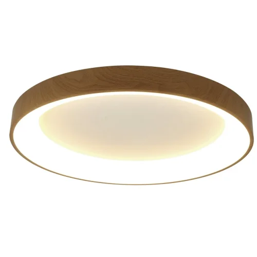 Люстра потолочная LED с пультом Niseko 8644 Mantra коричневая бежевая на 1 лампа, основание бежевое коричневое в стиле современный хай-тек с пультом фото 2