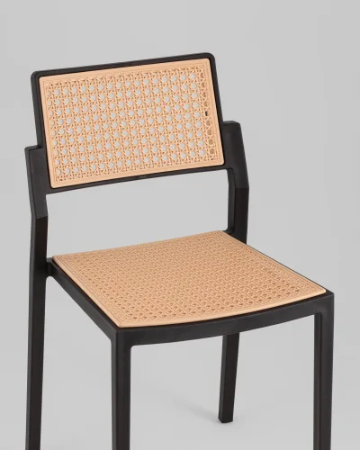 Стул пластиковый Milto, черный УТ000039187 Stool Group, /, ножки/пластик/чёрный, размеры - *790***450*500 фото 7
