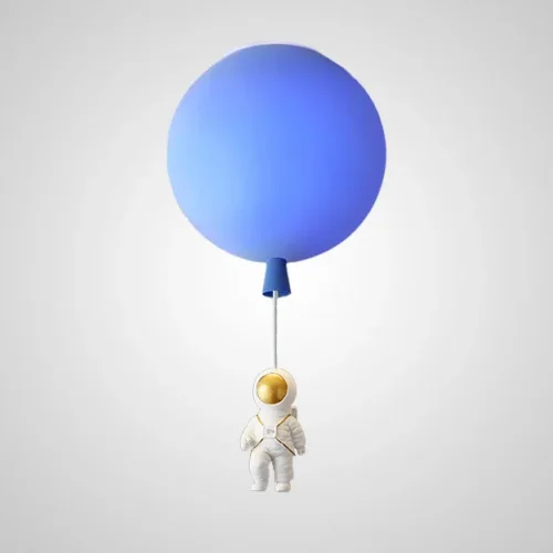 Светильник потолочный MERCURY B D30 Blue 208661-23 ImperiumLoft синий на 1 лампу, основание белое в стиле современный 
