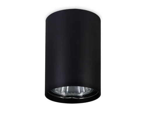 Светильник накладной TN213102 Ambrella light чёрный 1 лампа, основание чёрное в стиле минимализм хай-тек круглый фото 2