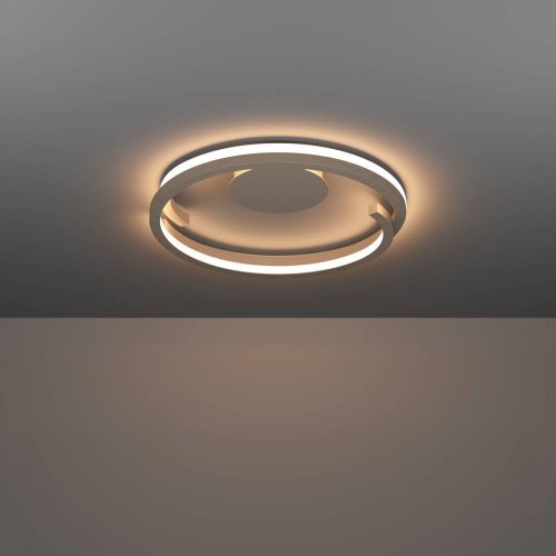 Светильник потолочный LED Mezzomonte 901823 Eglo бежевый на 1 лампу, основание бежевое в стиле современный хай-тек фото 7