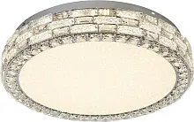 Люстра потолочная LED с пультом Gabbana 4014/09/06C Stilfort прозрачная на 1 лампу, основание хром в стиле современный с пультом