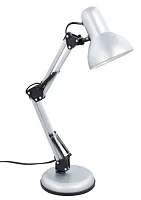 Настольная лампа офисная Racheal TL1632T-01WH Toplight белая 1 лампа, основание белое металл в стиле модерн 