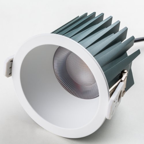 Светильник точечный LED Ciclone 385646 Lightstar белый на 1 лампу, основание белое в стиле современный круглый фото 3