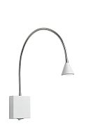 Бра с выключателем LED BUDDY 18293/03/31 Lucide белый 1 лампа, основание белое в стиле модерн 