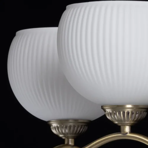 Люстра подвесная Фелиция 347019705 MW-Light белая на 5 ламп, основание античное бронза в стиле классический  фото 8