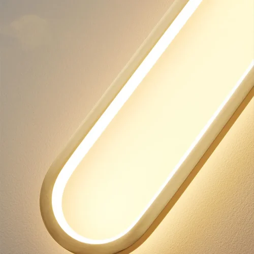 Настенный светильник HEIDY A Brass 212043-23 ImperiumLoft белый на 1 лампа, основание латунь в стиле современный  фото 5