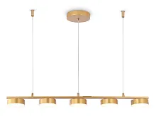 Светильник подвесной LED FL51735 Ambrella light золотой 1 лампа, основание золотое в стиле современный хай-тек 