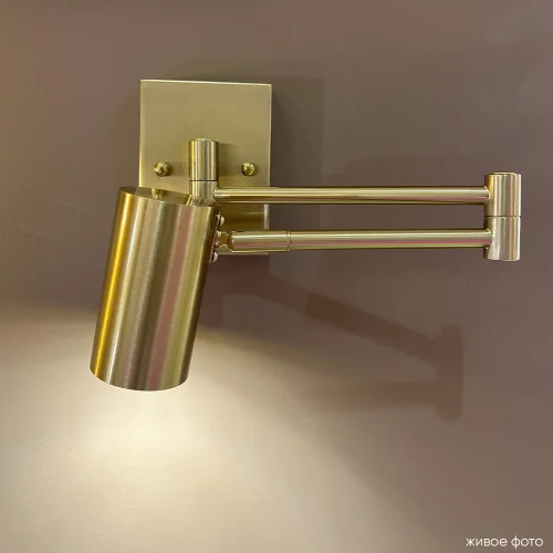 Бра FELIX AP1 BRASS Crystal Lux латунь на 1 лампу, основание латунь в стиле современный для чтения фото 4