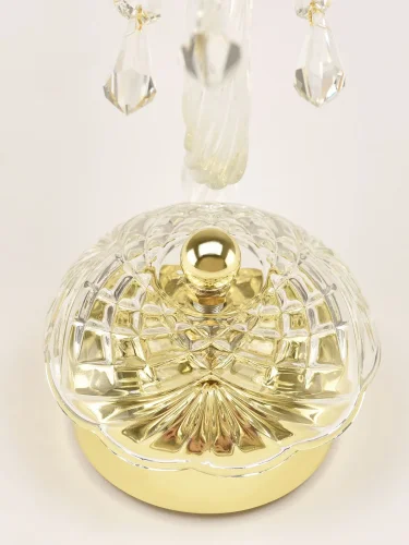 Бра 104B/1/165 G Bohemia Ivele Crystal без плафона на 1 лампа, основание золотое прозрачное в стиле классический drops фото 2
