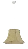 Светильник подвесной Cantare E 1.3.P1 BR Arti Lampadari бежевый 1 лампа, основание белое в стиле кантри прованс 