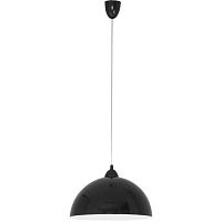 Светильник подвесной Hemisphere Black 4838-NW Nowodvorski чёрный 1 лампа, основание чёрное в стиле современный 