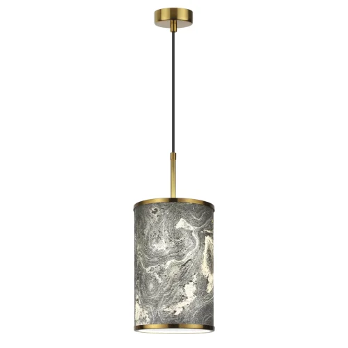 Светильник подвесной Bergi 5064/1A Odeon Light серый 1 лампа, основание античное бронза в стиле современный  фото 3