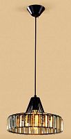 Светильник подвесной лофт Эдисон CL450212 Citilux чёрный прозрачный 1 лампа, основание чёрное в стиле лофт 