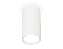 Светильник накладной XS8161001 Ambrella light белый 1 лампа, основание белое в стиле хай-тек круглый