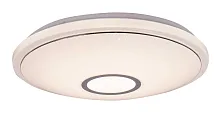 Светильник потолочный LED с пультом Connor 41386-24 Globo белый 1 лампа, основание белое в стиле хай-тек современный с пультом