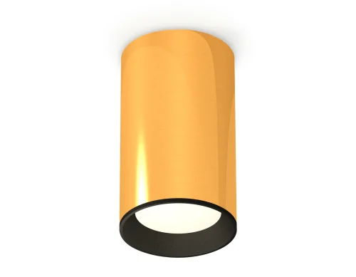 Светильник накладной Techno spot XS6327002 Ambrella light золотой жёлтый 1 лампа, основание золотое жёлтое в стиле современный круглый