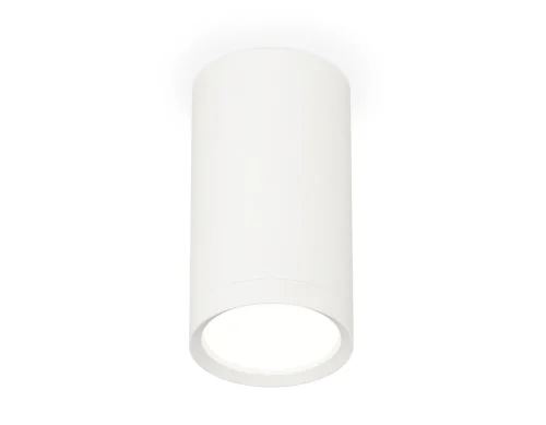 Светильник накладной XS8161001 Ambrella light белый 1 лампа, основание белое в стиле хай-тек круглый
