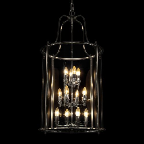 Светильник подвесной Lighthouse 10456/12 CR LOFT IT прозрачный на 12 ламп, основание хром в стиле классический арт-деко фото 7 Светильник подвесной Lighthouse 10456/12 CR LOFT IT прозрачный на 12 ламп, основание хром в стиле классический арт-деко фото 7