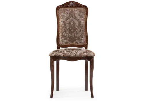 Деревянный стул Эмилин вишня 438350 Woodville, коричневый/ткань, ножки/массив бука/вишня, размеры - ****500*550 фото 2