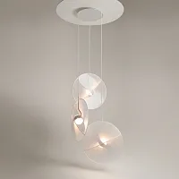 Светильник подвесной LED Reflex MOD154PL-L6W3K1 Maytoni белый на 1 лампу, основание белое в стиле 