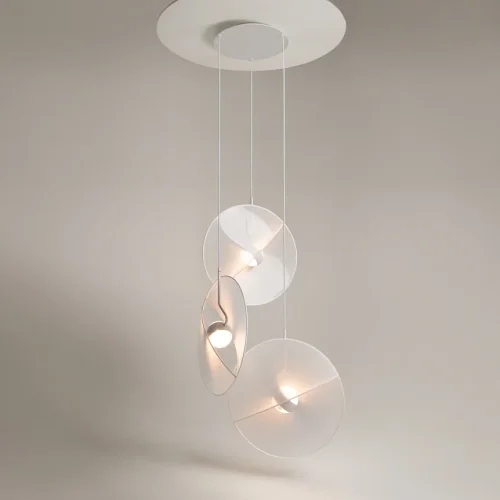 Светильник подвесной LED Reflex MOD154PL-L6W3K1 Maytoni белый на 1 лампу, основание белое в стиле 